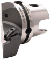 Kennametal - Left Hand Cut, Size KM80, DN.. Insert Compatiblity, External Modular Turning & Profiling Cutting Unit Head - 53mm Ctr to Cutting Edge, 70mm Head Length, Through Coolant, Series Kenclamp - Americas Tooling