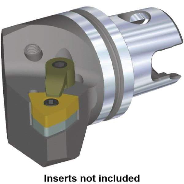 Kennametal - Right Hand Cut, Size KM32, WN.. Insert Compatiblity, External Modular Turning & Profiling Cutting Unit Head - 22mm Ctr to Cutting Edge, 35mm Head Length, Through Coolant, Series Kenloc - Americas Tooling