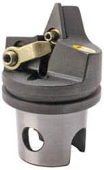 Kennametal - Neutral Cut, Size KM63, VN.. Insert Compatiblity, External Modular Turning & Profiling Cutting Unit Head - 60mm Head Length, Through Coolant, Series Kenloc - Americas Tooling