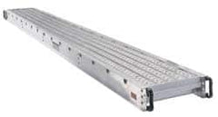 Made in USA - 20 Ft. Long x 12 Inches Wide, 2 Man Aluminum Scaffold Plank - Americas Tooling