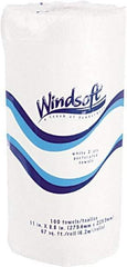 Windsoft - Perforated Roll of 2 Ply White Paper Towels - 15-1/2" Wide - Americas Tooling