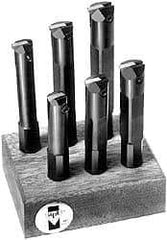 APT - 9/16" Min Bore Diam, 3-1/4" OAL, 1/2" Shank Diam, Indexable Boring Bar - 1-3/4" Max Bore Depth, TPG 221 Insert, Screw Holding Method - Americas Tooling