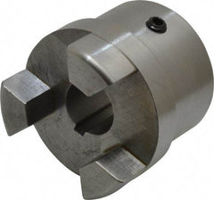 Boston Gear - 7/8" Max Bore Diam, FC25 Coupling Size, Flexible Half Coupling - 2-1/2" OD, 4.13" OAL, Steel - Americas Tooling