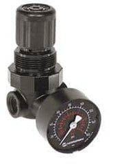 Norgren - 1/4" NPT Miniature Regulator without Gauge - 1/8" Gauge Port, 5-125 psi - Americas Tooling