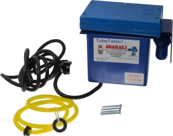 Abanaki - 10" Reach, 1.5 GPH Oil Removal Capacity, Tube Oil Skimmer - 40 to 185°F - Americas Tooling