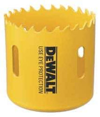 DeWALT - 3-3/4" Diam, 1-7/8" Cutting Depth, Hole Saw - Bi-Metal Saw, Toothed Edge - Americas Tooling