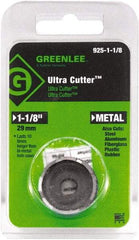 Greenlee - 1-1/8" Diam, 0.53" Cutting Depth, Hole Saw - High Speed Steel Saw, Toothed Edge - Americas Tooling