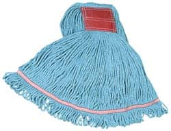 Rubbermaid - 5" Red Head Band, Large Blended Fiber Loop End Mop Head - 4 Ply, Use for General Purpose - Americas Tooling