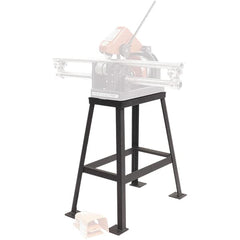 Rothenberger - 5/8" to 4-1/2" Pipe Capacity, Stationary Pipe Stand with Stationary Head - 30" High, 150 Lb Capacity - Americas Tooling