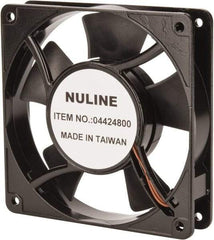 Value Collection - 115 Volts, AC, 81 CFM, Square Tube Axial Fan - 0.15 Amp Rating, 2,600 to 3,600 RPM, 4.7" High x 4.7" Wide x 1" Deep - Americas Tooling