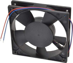 Value Collection - 12 Volts, DC, 88.3 CFM, Square Tube Axial Fan - 0.33 Amp Rating, 2,700 to 3,000 RPM, 4.72" High x 4.72" Wide x 1" Deep - Americas Tooling