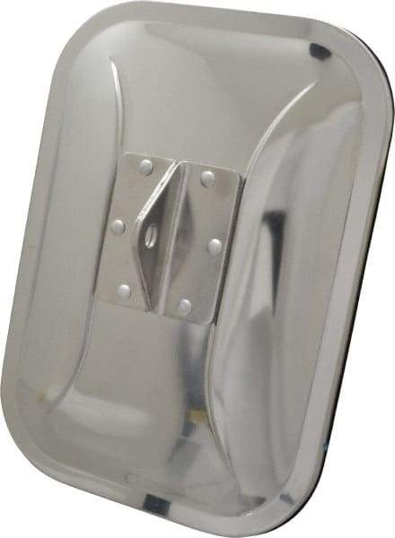 Value Collection - 10-1/2" Long to 7-1/2" Wide Automotive Low Mount Universal Replacement Mirror Head - Stainless Steel - Americas Tooling