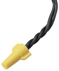 Ideal - 2, 18 to 3, 12 AWG, 600 Volt, Flame Retardant, Wing Twist on Wire Connector - Yellow, 221°F - Americas Tooling