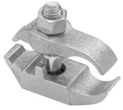 Cooper Crouse-Hinds - 1-1/4" Pipe, Malleable Iron, Electro Galvanized Conduit Clamp - 1 Mounting Hole - Americas Tooling