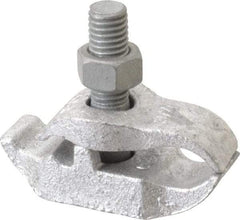 Cooper Crouse-Hinds - 3/4" Pipe, Malleable Iron, Electro Galvanized Conduit Clamp - 1 Mounting Hole - Americas Tooling