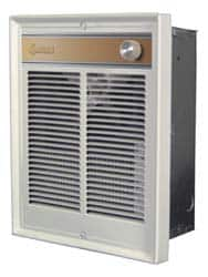 Marley - 120 Volt, 1,500, 750 Watt, 65 CFM, 5,120 Max BTU, Wall Heater - 9-1/2 Wide x 3-3/4 Deep x 11-1/4 High - Americas Tooling