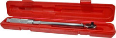 Proto - 3/8" Drive Micrometer Type Ratchet Head Torque Wrench - 16 N/m to 80 N/m Torque, 15-1/2" OAL, Ratchet Head - Americas Tooling