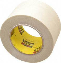 3M - 60 Yd Long x 3" Wide, Series 361, White Silicone Glass Cloth Tape - 7.5 mil Thick, 182 Lb/In Tensile Strength - Americas Tooling