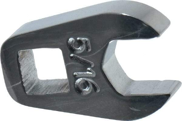 Proto - 5/16" 1/4" Drive Chrome Open End Crowfoot Wrench - 21/32" Head Diam x 1/4" Head Thickness - Americas Tooling