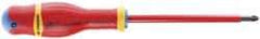 Facom - PZ.0 Point, 75mm Blade Length Posidrive Screwdriver - 175mm OAL - Americas Tooling