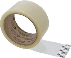 3M - 2" x 55 Yd Clear Acrylic Adhesive Sealing Tape - Polypropylene Film Backing, 1.8 mil Thick, 19 Lb Tensile Strength, Series 305 - Americas Tooling