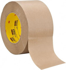 3M - 3" Wide x 60 Yd Long Brown Paper Masking Tape - Series 2517, 6.5 mil Thick, 35 In/Lb Tensile Strength - Americas Tooling