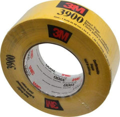 3M - 2" x 55m Yellow Duct Tape - 8.1 mil, Rubber Adhesive, Polyethylene Film Backing, 32 Lb/ln Tensile Strength, 200°F Max, Series 3900 - Americas Tooling