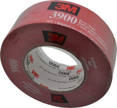 3M - 2" x 55m Red Duct Tape - 8.1 mil, Rubber Adhesive, Polyethylene Film Backing, 32 Lb/ln Tensile Strength, 200°F Max, Series 3900 - Americas Tooling