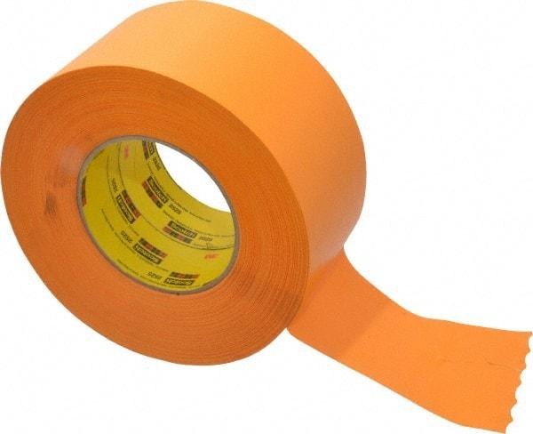 3M - 3" Wide x 60 Yd Long Orange Paper Masking Tape - Series 2525, 9.5 mil Thick, 49 In/Lb Tensile Strength - Americas Tooling