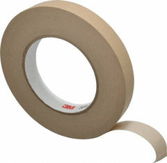 3M - 3/4" Wide x 60 Yd Long Tan Paper Masking Tape - Series 2515, 6.7 mil Thick, 36 In/Lb Tensile Strength - Americas Tooling