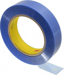 3M - 1" Wide x 72 Yd Long Blue Polyester Film Painter's Tape - Series 8902, 3.5 mil Thick, 46 In/Lb Tensile Strength - Americas Tooling