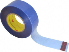 3M - 2" Wide x 72 Yd Long Blue Polyester Film Painter's Tape - Series 8905, 6.5 mil Thick, 110 In/Lb Tensile Strength - Americas Tooling