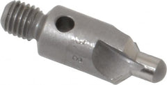 Made in USA - 2-1/2" OAL, 3/8" Head Diam, 3 Flute, 100° Incl Angle, Integral Pilot, Adjustable Stop Countersink - Americas Tooling