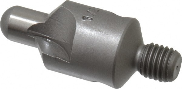 Made in USA - 1-1/4" OAL, 1/2" Head Diam, 2 Flute, 100° Incl Angle, Integral Pilot, Adjustable Stop Countersink - Americas Tooling