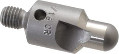 Made in USA - 2-1/2" OAL, 1/2" Head Diam, 2 Flute, 100° Incl Angle, Integral Pilot, Adjustable Stop Countersink - Americas Tooling