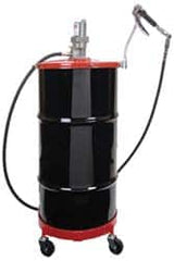 Lincoln - Grease Lubrication 5 Cu In/min Flow Aluminum Air-Operated Pump - For 120 Lb Container - Americas Tooling