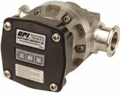 GPI - 1" FNPT Port Oval Gear Flowmeter - 800 Max psi, 1.6 to 32 GPM, Aluminum - Americas Tooling