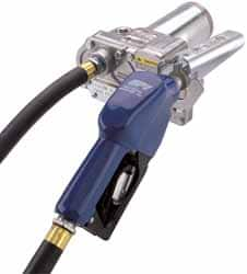 GPI - 15 GPM, 3/4" Hose Diam, Pump - 1" Inlet, 3/4" Outlet, 12 VDC, 12' Hose Length, 1/5 hp - Americas Tooling