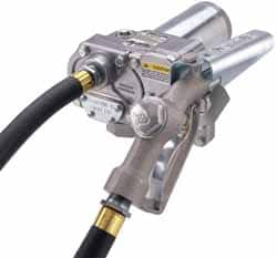 GPI - 12 GPM, 3/4" Hose Diam, Pump - 1" Inlet, 3/4" Outlet, 115 VAC, 12' Hose Length, 1/8 hp - Americas Tooling