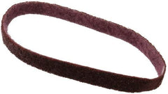 3M - 3/4" Wide x 20-1/2" OAL, Aluminum Oxide Abrasive Belt - Aluminum Oxide, Medium, Nonwoven, Series SC-BS - Americas Tooling