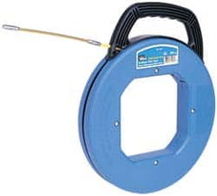 Ideal - 200 Ft. Long x 3/16 Inch Wide, 3/16 Inch Thick, Fiberglass Fish Tape - 1,600 Lb. Pulling Strength - Americas Tooling