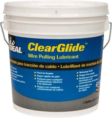 Ideal - 1 Gallon Pail, Clear Wire Pulling Lubricant Gel - 30 to 180°F, RoHS Compliant, UL Listed - Americas Tooling