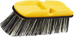 Rubbermaid - 2-1/2" Bristle Length, Synthetic Wash Brush - 10" OAL, Gray, Plastic Block - Americas Tooling