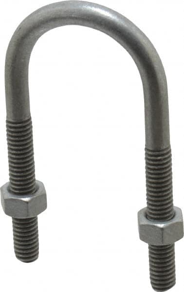 Cooper Crouse-Hinds - Malleable Iron Rigid U-Bolts - 1" Rigid, Electrogalvanized Finish - Americas Tooling