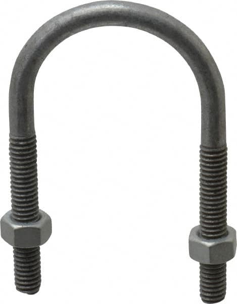 Cooper Crouse-Hinds - Malleable Iron Rigid U-Bolts - 1-1/4" Rigid, Electrogalvanized Finish - Americas Tooling