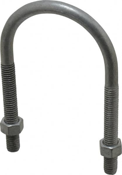 Cooper Crouse-Hinds - Malleable Iron Rigid U-Bolts - 2" Rigid, Electrogalvanized Finish - Americas Tooling