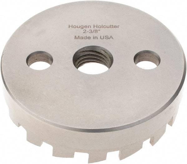 Hougen - 2-3/8" Diam, 1/8" Cutting Depth, Hole Saw - High Speed Steel Saw, Toothed Edge - Americas Tooling