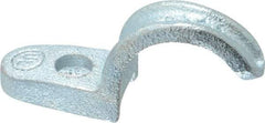 Cooper Crouse-Hinds - 3/4" Pipe, Malleable Iron, Conduit Clamp - 1 Mounting Hole - Americas Tooling