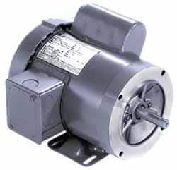 Marathon Electric - 2 Max hp, 3,450 Max RPM, Electric AC DC Motor - 115/208-230 V Input, Single Phase, 56HC Frame, 0.62" Shaft Diam - Americas Tooling