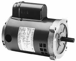 Marathon Electric - 2 Max hp, 3,450 Max RPM, Electric AC DC Motor - 115/208-230 V Input, Single Phase, 56C Frame, 0.62" Shaft Diam - Americas Tooling